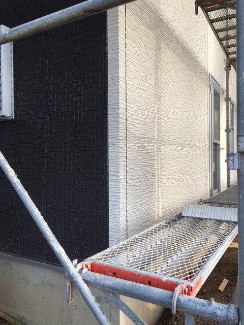 今週末は建築途中のオープンハウスです。