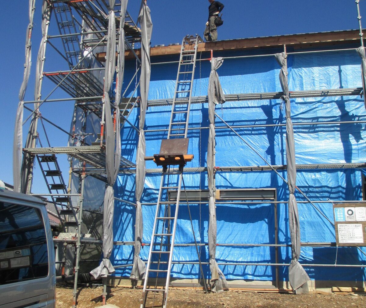 瓦があがりました＼(^o^)／